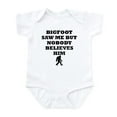 thumbnail image 1 of CafePress - Bigfoot Saw Me Body Suit - Baby Light Bodysuit, Size Newborn - 24 Months, 1 of 4