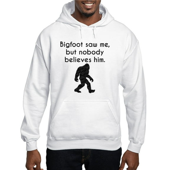 CafePress - Bigfoot Saw Me (Distressed) Hoodie - Pullover Hoodie, Hooded Sweatshirt