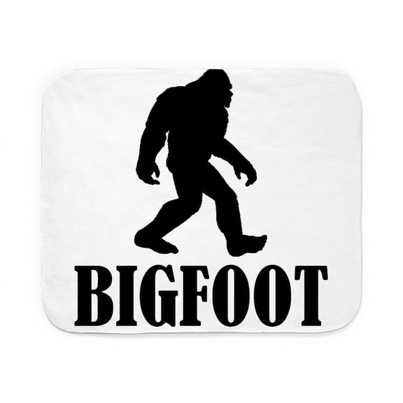 CafePress - Bigfoot - Sherpa Fleece Throw Blanket 60" x 50"