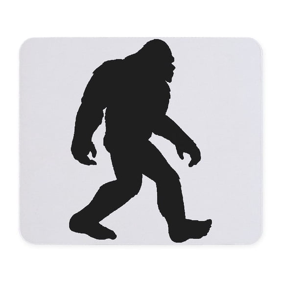 CafePress - Bigfoot Silhouette Mousepad - Non-slip Rubber Mousepad, Gaming Mouse Pad