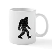 CafePress - Bigfoot Silhouette Mugs - 11 oz Ceramic Mug - Novelty Coffee Tea Cup