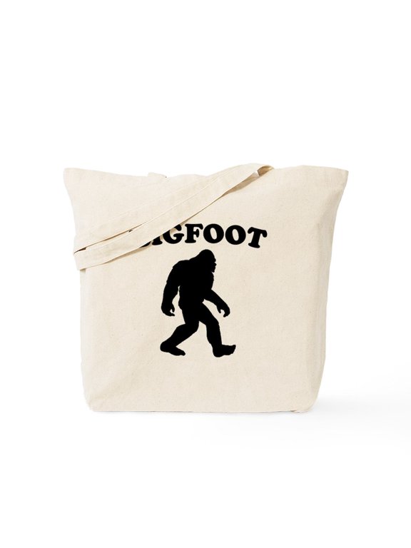 - Bigfoot Tote Bag - Unisex Canvas Tote Bag, Beige, 1-Piece