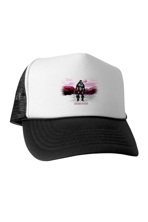- Bigfoot - Trucker Hat - Polyester Foam Front and Nylon Mesh Weave Back