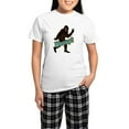 thumbnail image 1 of CafePress - Bigfoot Yeti Sasquatch Wassup Women's Light Pajama - Women's Short Sleeve Print T-Shirt and Pants Light Cotton Pajama Set, 1 of 7