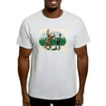 thumbnail image 1 of CafePress - Bigfootvsabe T Shirt - Light T-Shirt - CP, 1 of 4