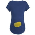 thumbnail image 1 of CafePress - Bigger Jellybean Yellow Maternity Dark T Shirt - Maternity Dark T-Shirt, 1 of 3