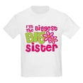 thumbnail image 1 of CafePress - Biggest Sister Pink Green2 T Shirt - Light T-Shirt Kids XS-XL, 1 of 4