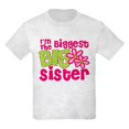 thumbnail image 1 of CafePress - Biggest Sister Pink Green2 T Shirt - Light T-Shirt Kids XS-XL, 1 of 4