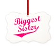 thumbnail image 1 of CafePress - Biggest Sister - Scroll Ornament, 1 of 3