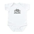 thumbnail image 1 of CafePress - Bike Amsterdam Infant Bodysuit - Baby Light Bodysuit, Size Newborn - 24 Months, 1 of 4