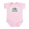 thumbnail image 1 of CafePress - Bike Amsterdam Infant Bodysuit - Baby Light Bodysuit, Size Newborn - 24 Months, 1 of 4