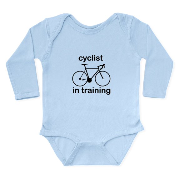 CafePress - Bike Body Suit - Long Sleeve Cotton Baby Bodysuit