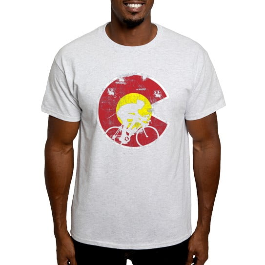 CafePress - Bike Colorado Dark T Shirt - Men's Classic Cotton T-Shirts