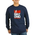 thumbnail image 1 of CafePress - Bike Ohio Long Sleeve T Shirt - Long Sleeve Dark T-Shirt, 1 of 4