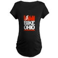 thumbnail image 1 of CafePress - Bike Ohio Maternity T Shirt - Maternity Dark T-Shirt, 1 of 3
