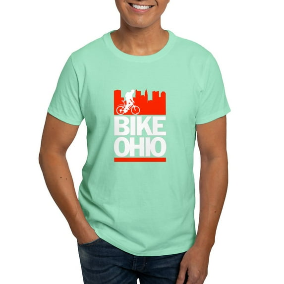 CafePress - Bike Ohio T Shirt - Men's Classic Graphic Cotton T-Shirt