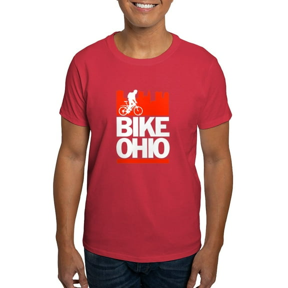CafePress - Bike Ohio T Shirt - Men's Classic Graphic Cotton T-Shirt