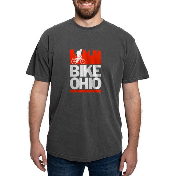 CafePress - Bike Ohio T Shirt - Mens Comfort Colors Shirt