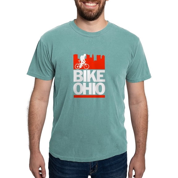 CafePress - Bike Ohio T Shirt - Mens Comfort Colors Shirt