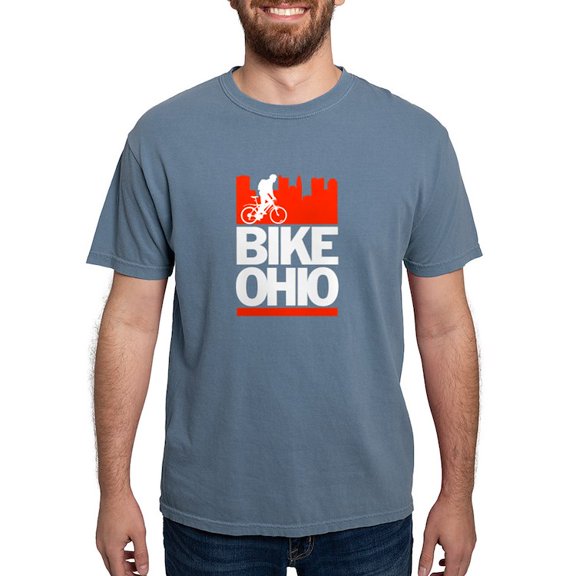 CafePress - Bike Ohio T Shirt - Mens Comfort Colors Shirt