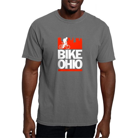 CafePress - Bike Ohio T Shirt - Mens Comfort Colors Shirt