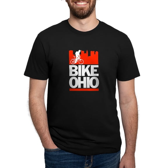 CafePress - Bike Ohio T Shirt - Mens Tri-blend T-Shirt