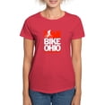 thumbnail image 1 of CafePress - Bike Ohio T Shirt - Women's Traditional Fit Dark T-Shirt, 1 of 4