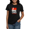 thumbnail image 1 of CafePress - Bike Ohio T Shirt - Women's Traditional Fit Dark T-Shirt, 1 of 4