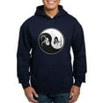thumbnail image 1 of CafePress - Bike Ski Yin Yang Hoodie (Dark) - Pullover Hoodie, Classic, Comfortable Hooded Sweatshirt, 1 of 4