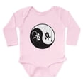 thumbnail image 1 of CafePress - Bike Ski Yin Yang Long Sleeve Infant Bodysuit - Long Sleeve Cotton Baby Bodysuit, 1 of 4
