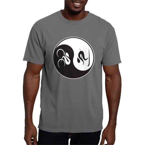 CafePress - Bike Ski Yin Yang T Shirt - Mens Comfort Colors Shirt