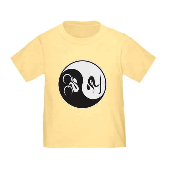 CafePress - Bike Ski Yin Yang Toddler T Shirt - Cute Toddler T-Shirt, 100% Cotton