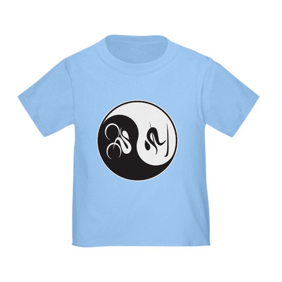 CafePress - Bike Ski Yin Yang Toddler T Shirt - Cute Toddler T-Shirt, 100% Cotton