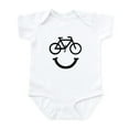thumbnail image 1 of CafePress - Bike Smile Body Suit - Baby Light Bodysuit, Size Newborn - 24 Months, 1 of 4