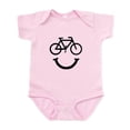 thumbnail image 1 of CafePress - Bike Smile Body Suit - Baby Light Bodysuit, Size Newborn - 24 Months, 1 of 4