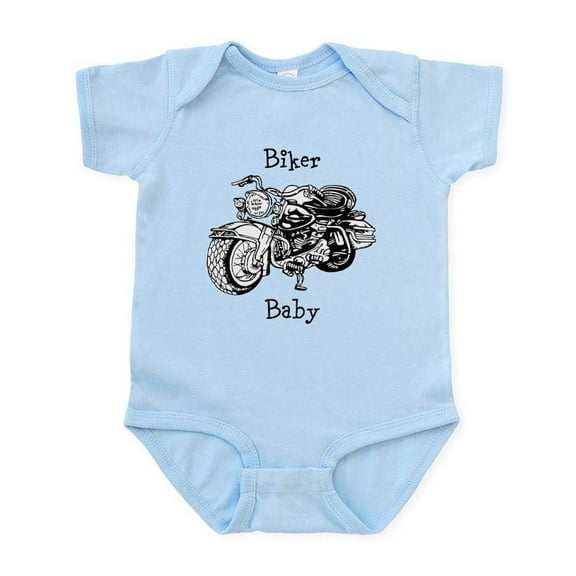 CafePress - Biker Baby Infant Bodysuit - Baby Light Bodysuit, Size Newborn - 24 Months