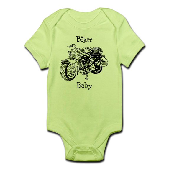 CafePress - Biker Baby Infant Bodysuit - Baby Light Bodysuit