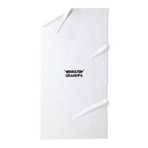 CafePress - Biker Grandpa - Large Beach Towel, Soft 30"x60" Towel with Unique Design