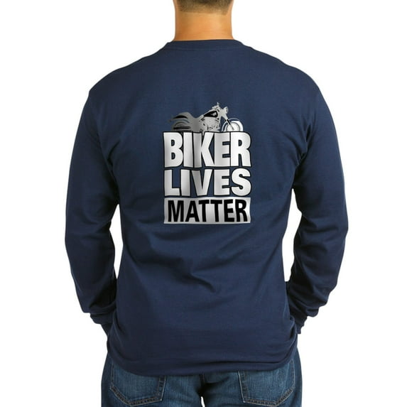 CafePress - Biker Lives Matter Long Sleeve T Shirt - Long Sleeve Dark T-Shirt
