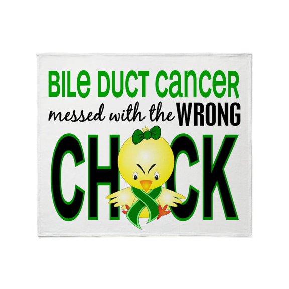 CafePress - Bile Duct Cancer Messedwithwrongchic Throw Blanket - Soft Fleece Throw Blanket, 50"x60" for All Ages