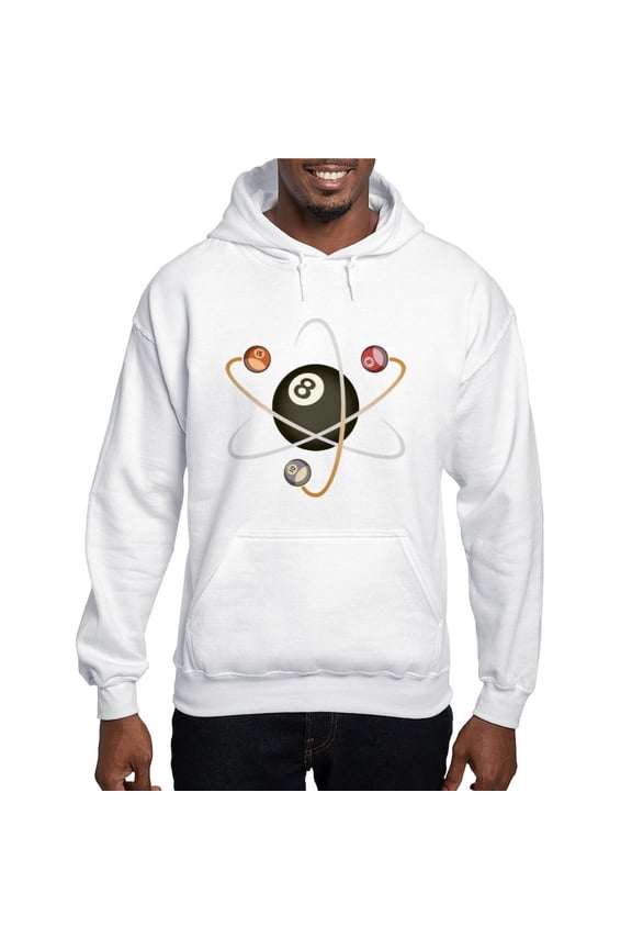 - Billiard Atom Hooded Sweatshirt - Pullover Hoodie, Hooded Sweatshirt