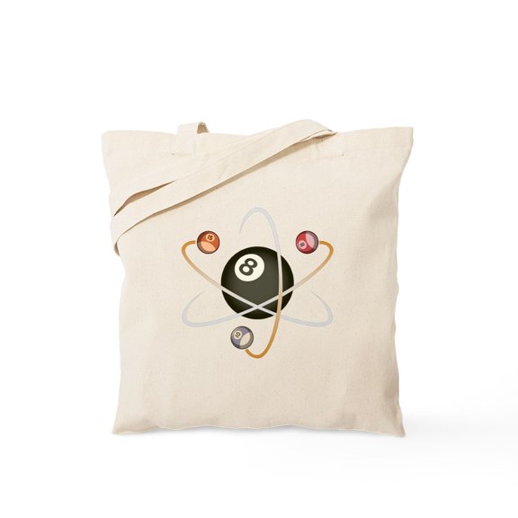 CafePress - Billiard Atom Tote Bag - Unisex Canvas Tote Bag, Beige, 1-Piece