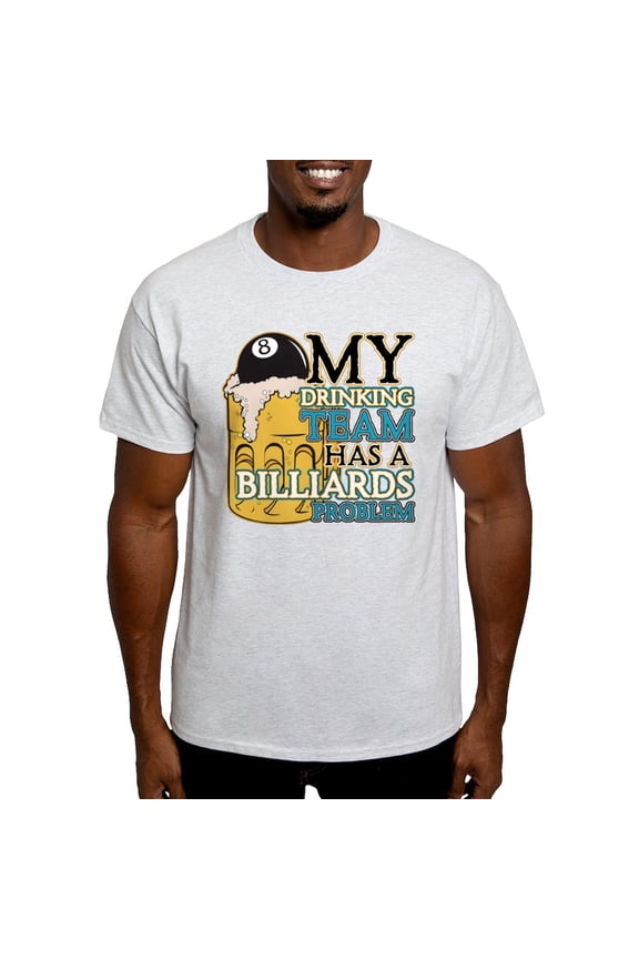 - Billiards Drinking Team Light T Shirt - Men's Classic Graphic T-Shirt