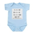thumbnail image 1 of CafePress - Binary Humor Infant Bodysuit - Baby Light Bodysuit, Size Newborn - 24 Months, 1 of 4
