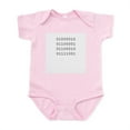 thumbnail image 1 of CafePress - Binary Infant Bodysuit - Baby Light Bodysuit, Size Newborn - 24 Months, 1 of 4