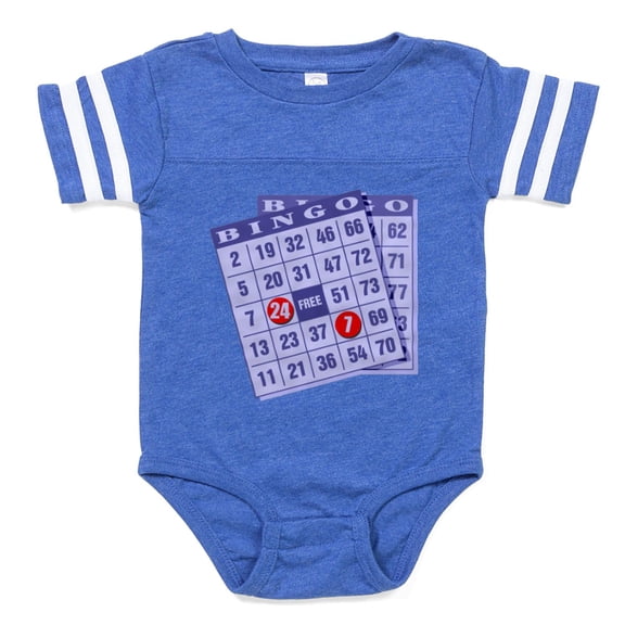CafePress - Bingo 24/7 - Cute Infant Baby Football Bodysuit