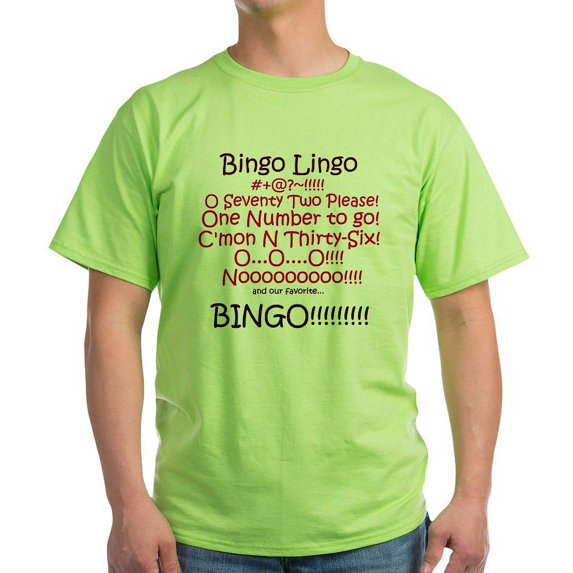 CafePress - Bingo Lingo Light T Shirt - Light T-Shirt - CP