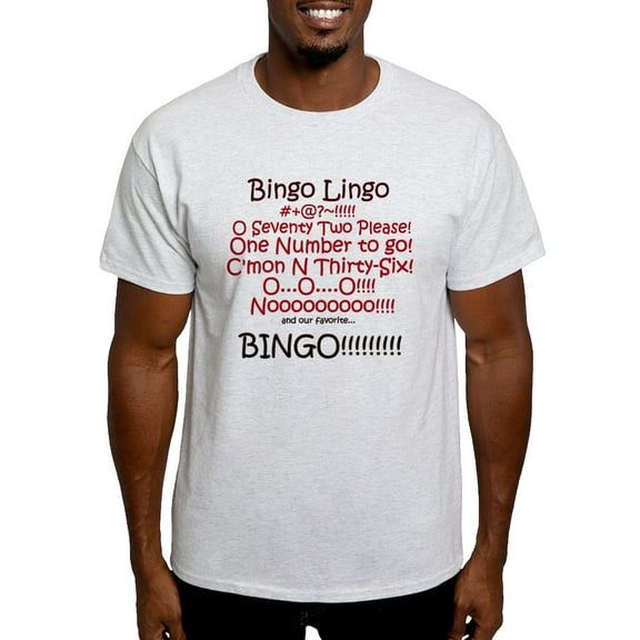 CafePress - Bingo Lingo Light T Shirt - Men's Classic Graphic T-Shirt