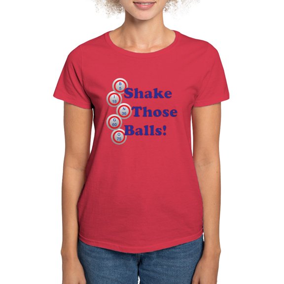 CafePress - Bingo Shake T Shirt - Women's Traditional Fit Dark T-Shirt