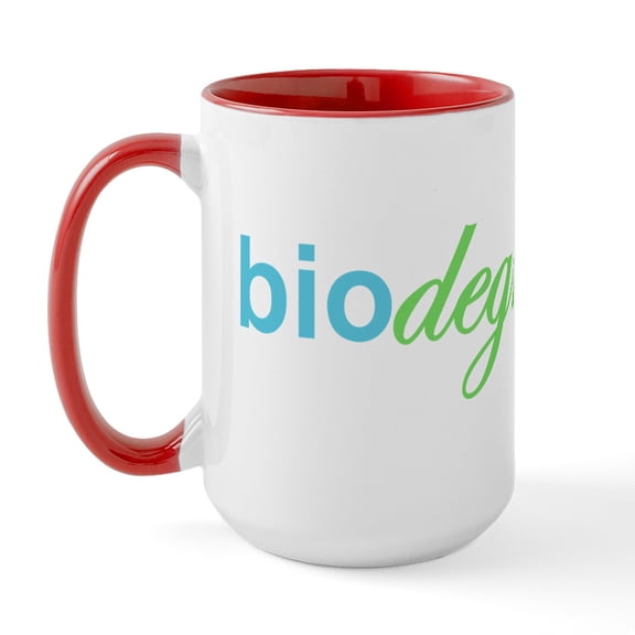 CafePress - Biodegradable Large Mug - 15 oz Ceramic Large White Novelty Mug
